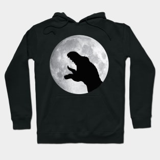 T rex moon Hoodie